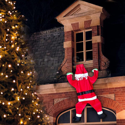 67 inch Christmas Climbing Santa Claus Decoration