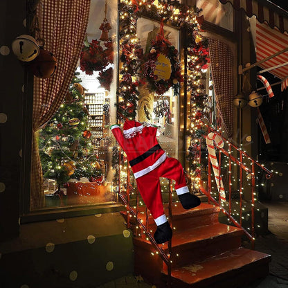 67 inch Christmas Climbing Santa Claus Decoration