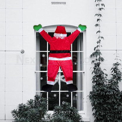 67 inch Christmas Climbing Santa Claus Decoration