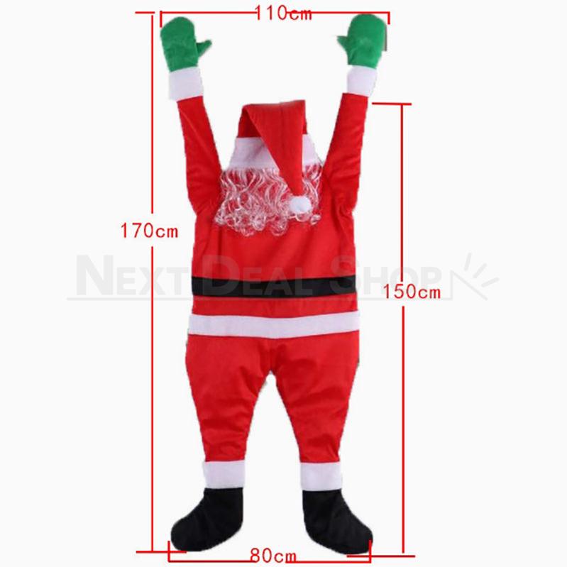 67 inch Christmas Climbing Santa Claus Decoration