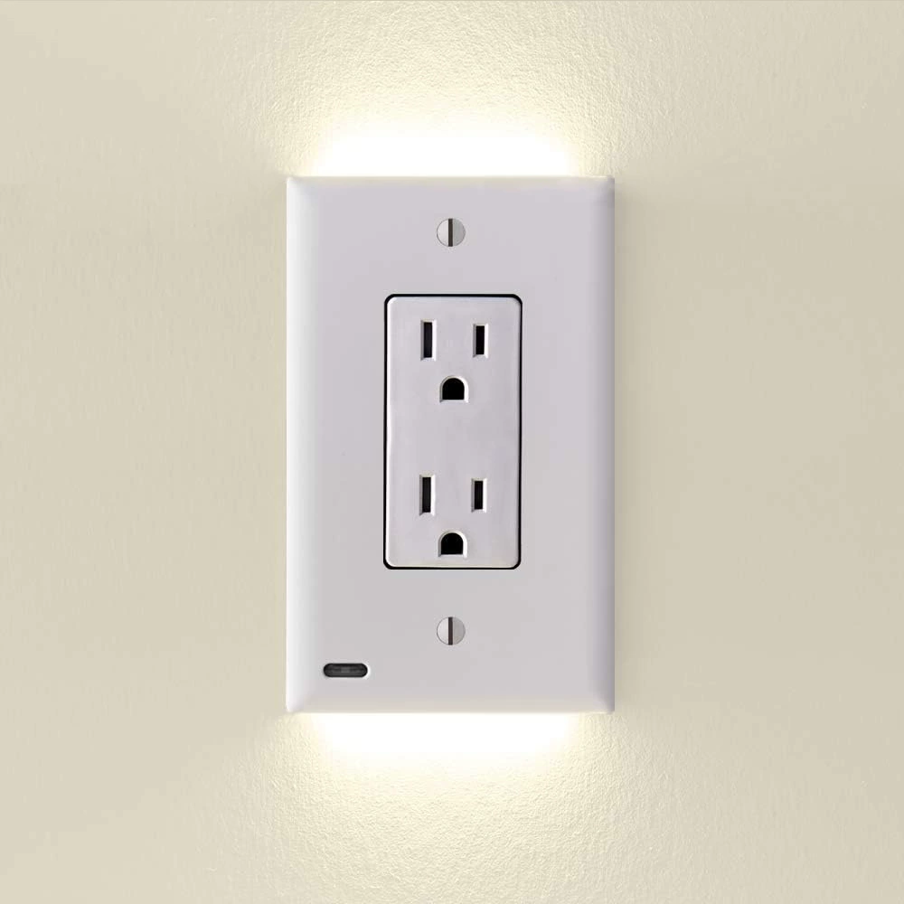 LED Outlet Cover | Creates an Outlet with a Built-in Night Light