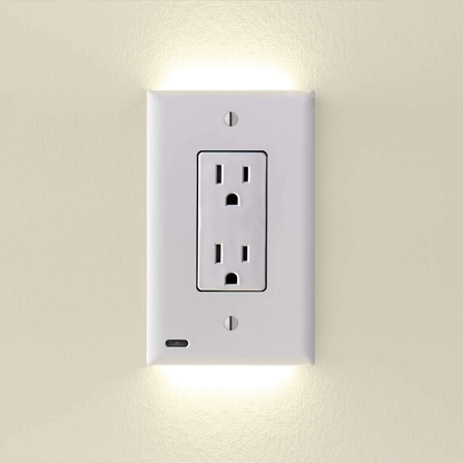 LED Outlet Cover | Creates an Outlet with a Built-in Night Light